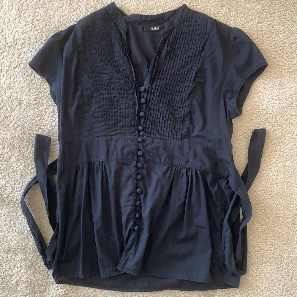 a.n.a. Black Blouse